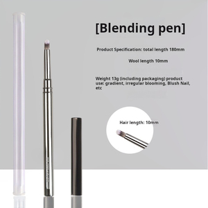 Acrylic UV Gel <b>Extension</b> Drawing <b>Nail</b> Art Brush Set Stripe Pattern DIY Manicure Tool Professional Salon Painting Brush - Product Image 2