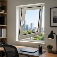 Fenêtre fixe en PVC moderne et personnalisée, prête pour une maison intelligente, résistante aux intempéries, insonorisée, avec verre de sécurité pour maison résidentielle