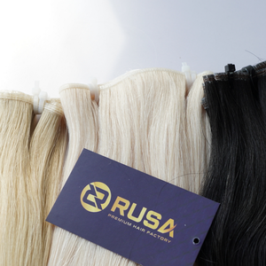 ต่อผมแท้คุณภาพสูงแบบเส้นตรงสองชั้น ไฮบริด จีเนียส เวฟท์  ราคาขายส่ง - Product Image 1