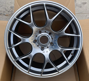 Gran oferta: Llantas de aleación de aluminio de 18 pulgadas 5x120 para BMW E46 <span class=keywords><strong>M3</strong></span> CSL <span class=keywords><strong>E36</strong></span> E38 E39 F10 F30, acabado hiper negro, multirradio - Product Image 1