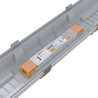 Lumière d'urgence LED linéaire anti-corrosion 60W IP66 IK10 3 heures d'autonomie Test de batterie intégré Montage mural Atelier