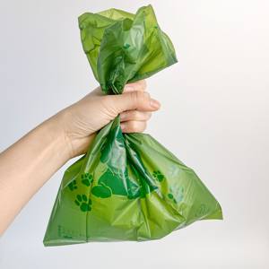 Sacs à déjections pour chiens et chats biodégradables certifiés EN13432, matériau PBAT, compostables, imperméables, durables, étiquette privée - Product Image 5
