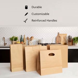 <b>Biodegradable</b> Custom Printed Small Die Cut Handle Design <b>Paper</b> Bag Retail Garment Shopping Kraft <b>Paper</b> Bags With Your Own Logo - Product Image 2
