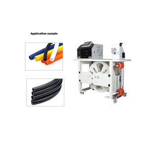 Máquina de Corte de Tubos Corrugados Controlada por PLC con Memoria para 100 Grupos y Pantalla Táctil en Inglés - Product Image 4