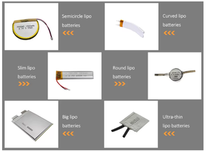 Batería de reloj 225mAh Célula de iones de litio semiredonda 363027 3,8 V Fabricación de baterías de polímero - Product Image 2