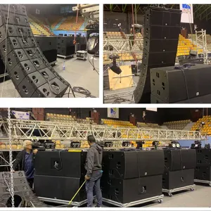 <strong>2</strong>-<strong>Way</strong> Dual 12 Inch DSP Portable Waterproof Hot Stage Active <strong>Line</strong> <strong>Array</strong> Processor Amplifier Module Live Show Events - Product Image 4