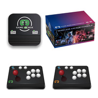 SYYTECH Nouvelle console de jeu X3 Boîtier TV 4K HD 64 Go 10000 jeux Manettes sans fil Contrôleurs de jeu d'arcade classiques