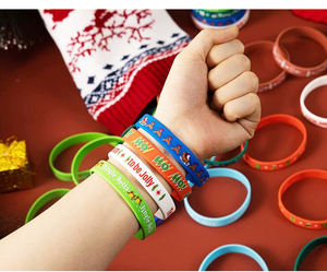 Pulsera personalizada de silicona para eventos deportivos, pulseras para hombres con logotipo de pulsera de goma de marketing - Product Image 2