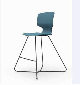 Silla de Reuniones con Base en X, Silla de Entrenamiento Educativo Escolar, Taburete de <span class=keywords><strong>Bar</strong></span> para Muebles de Oficina, Muebles de Negocios Integrados, Silla de <span class=keywords><strong>Bar</strong></span> - Product Image 5