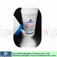 Iodized Table Salt with Shaker Top Food Grade Refined Sea Salt 500g/700g Bottle Packaging OEM Welcome