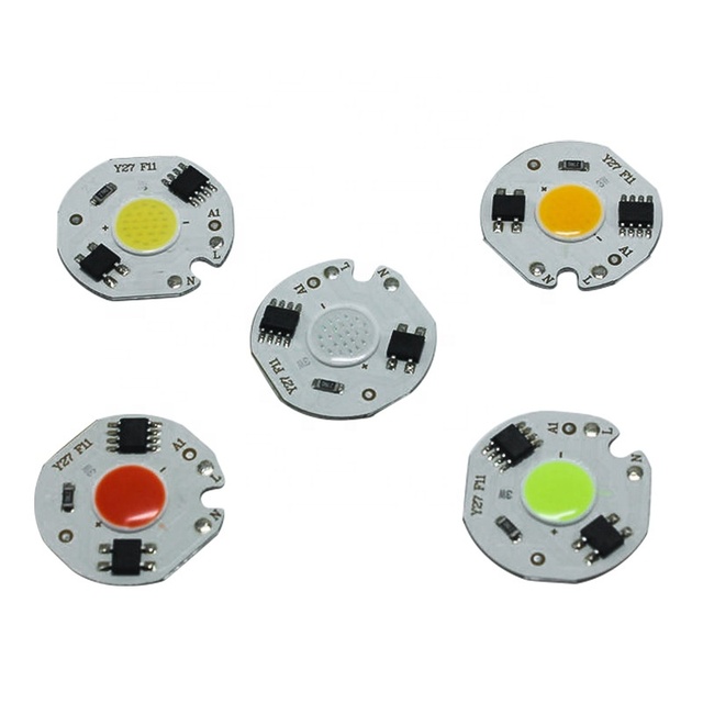 3W 5W 7W 10W 12W Y27 LED COB Chip Lamp 110V 220V Smart IC No Need Driver Bulb Source for DIY Flood Light Ceiling Warm White