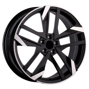 Jantes de voiture YQ en alliage d'aluminium 17-18 pouces 5X108 <span class=keywords><strong>BMF</strong></span> Multi 4 5 branches, neuves, finition noire usinée, pour voiture de tourisme Peugeot 1 - Product Image 4