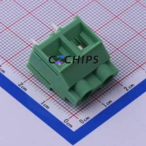 KF950-9.5-2P Screw Terminal Block Through hole Component (THT),P=9.5mm Connector 1x2P 9.5mm Green Through Hole - Product Image 2