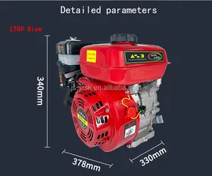 نسأل تصنيع 170F 190F 192F صغيرة الاحتراق الداخلي اسطوانة واحدة الكهربائية أربعة-محرك بنزيني رباعي الأشواط