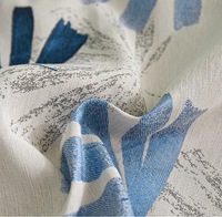 Luxe 18*18 pouces Jacquard feuille de bananier motif jeter taies d'oreiller décor à la maison doux Polyester housses de coussin