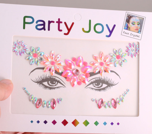 Pegatina ostentosa para tatuaje, pegatina de diamante de imitación para cara, nuevo diseño, arte corporal, joyería facial temporal, venta al por mayor - Product Image 5
