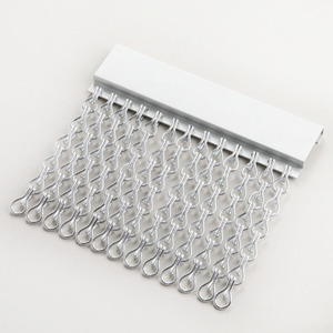 <span class=keywords><strong>Rideau</strong></span> en maillon de chaîne en aluminium personnalisé/moustiquaire pour chaîne de décoration de plafond dans le hall - Product Image 3