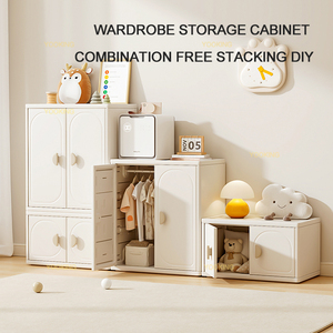 Base ampliada Ideas de almacenamiento para habitación de niños Muebles Niños Estante de almacenamiento Organizador Gabinete de almacenamiento de Juguetes - Product Image 2