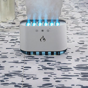 Difusor de aroma con simulación de llama, lámpara de ambiente con efecto de llama, humidificador de escritorio para oficina, hogar y dormitorio - Product Image 3