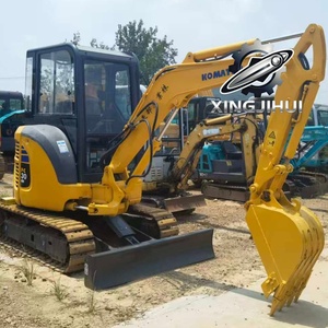 Excavatrice Komatsu 30-3 d'occasion, marque japonaise d'origine, 3 tonnes, petite excavatrice sur chenilles en caoutchouc, mini-excavatrices. - Product Image 6