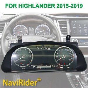จอแสดงผล LCD สำหรับ Toyota Highlander ปี 2015-2019 มาตรวัดความเร็วแบบดิจิตอล แผงหน้าปัดดิจิตอล ห้องนักบินเสมือนจริง มาตรวัดรอบเครื่องยนต์ มาตรวัดระยะทาง - Product Image 1