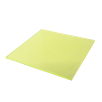 Panneau mural en polyuréthane thermoplastique découpé résistant à la chaleur transparent 0,5 mm d'épaisseur, panneau rigide transparent fin, feuille personnalisée en PU de 2 mm