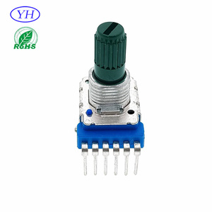 Potenciómetro Alpha ALPS vertical con eje aislado, 6 pines, lineal, 11 mm, rotatorio A203 A10K, potenciómetro 20K para audio - Product Image 3