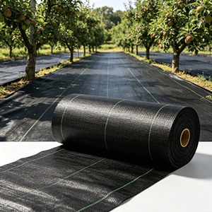 Tender Premium 100gsm Black Mulch Moisture Barrier Ground <strong>Cover</strong> for <strong>Pathway</strong> Africa South America Canada Germany and Yard - Product Image 3