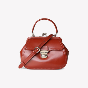 Borsa Clutch di Lusso in Vera Pelle per Ragazze, Design Elegante, Borsetta di Alta Gamma per Donne con Chiusura a Clip, Portatile - Product Image 4