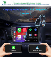 Mejor Venta de alta calidad Smart CarPlay Android Auto Adaptador 2 en 1 Dongle Box 5,8G WIFI Dongle Box