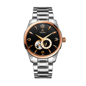 Men's Premium Formal Wristwatch Hollow Skeleton Dial Superior 904L Solid Stainless Steel Timepiece - Product Image 5