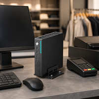 Mini Computadora de Escritorio de Alta Capacidad, Intel Core I9, Win10/11, Doble 4K 60Hz, Óptica, para Negocios y Juegos