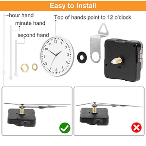 Ретро настенные часы из массива дерева, аксессуары для самостоятельной сборки, бесшумный кварцевый механизм, точный барометр-дождемер, декор для гостиной и прихожей - Product Image 6