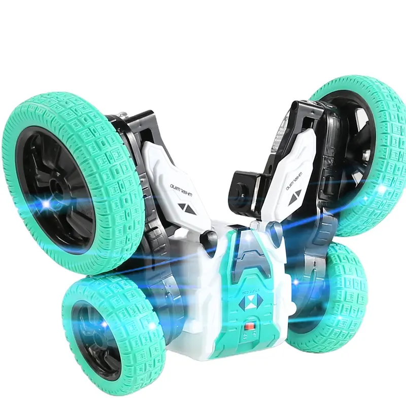 Новейший Радиоуправляемый автомобиль 2,4G Rotaries трюки с дистанционным управлением автомобиль с подсветкой для детей Радиоуправляемые игрушки