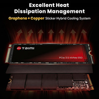 Taimi Internal Plastic M.2 NVMe PCIe SSD 128G-2TB 3000MB/s Baca/2900MB/s Tulis SSD Kecepatan Tinggi yang Handal untuk Notebook/Desktop