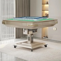 Table de mahjong pliante entièrement automatique avec pieds chauffants et alimentation électrique pour restaurant et usage domestique