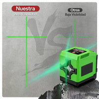 PINENG PN-YQ2002G Niveau laser vert mini rechargeable 2 lignes, auto-nivelant, qualité industrielle et DIY pour la construction et le carrelage 1