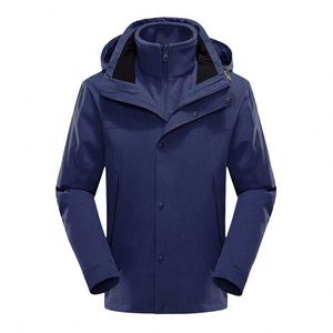 AI-MICH Chaqueta de lona para hombre, personalizada 3 en 1, con capucha, transpirable, cortavientos, impermeable, con cierre de cremallera, gruesa, para escalada y senderismo, que mantiene el calor - Product Image 5