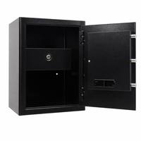 Caja Fuerte Grande de 50 cm de Altura, Caja de Seguridad para Almacenamiento de Archivos y Documentos, Caja Fuerte Electrónica con Cerradura Digital, Gabinete de Oficina