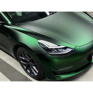 1.52*18m per auto, pellicola colorata per cambiare colore in vinile, pellicola colorata, avvolgente verde veleno per carrozzeria - Product Image 4