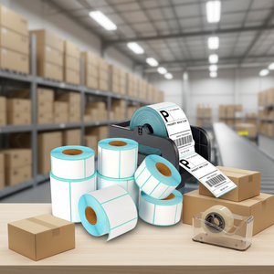 Etiquetas Térmicas Directas Personalizadas <span class=keywords><strong>de</strong></span> 4x6 Pulgadas para Envío y Comercio Electrónico, Pegatinas Autoadhesivas con Código <span class=keywords><strong>de</strong></span> Barras y <span class=keywords><strong>N</strong></span>úmero <span class=keywords><strong>de</strong></span> <span class=keywords><strong>Seguimiento</strong></span> - Product Image 2