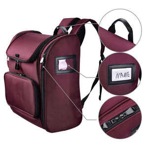Bolsa <span class=keywords><strong>de</strong></span> Maquillaje Profesional Personalizada, Impermeable, Multifuncional, <span class=keywords><strong>de</strong></span> Gran Capacidad, Mochila Cosmética para Viajes, <span class=keywords><strong>Trabajo</strong></span> y Actividades al Aire Libre - Product Image 5