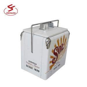 חם מכירות 13L רטרו מתכת cooler תיבת באר cooler - Product Image 3