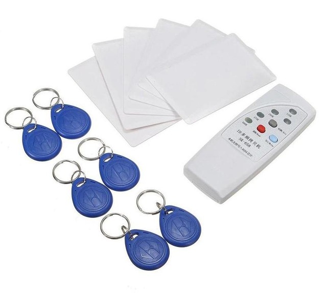 Handheld Rfid Card Reader -Handheld Rfid Writer 13Pcs 125KHz Card Reader Writer Copier Duplicator with 6 Cards/Tags Kit New