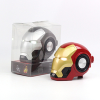 Haut-parleur portable sans fil Bluetooth avec basses puissantes Iron Man Loud Music Studio Super Blue Tooth