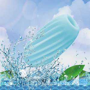 Gerçekçi dokulu kullanımlık prezervatif ile erkek Masturbator yumurta taşınabilir ve yeniden cep kedi yumurta - Product Image 5