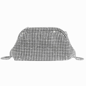 กระเป๋าคลัทช์แฟชั่นคลาสสิกประดับคริสตัลสำหรับผู้หญิง กระเป๋าถือคริสตัลวิบวับสำหรับงานเลี้ยงกลางคืน กระเป๋าสะพายข้างสำหรับงานแต่งงาน - Product Image 1