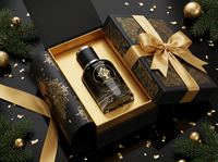 Flacon de parfum en verre cylindrique transparent vide de luxe en gros, 30 ml, 50 ml, 100 ml, avec logo personnalisé, avec diffuseur, boîte prête