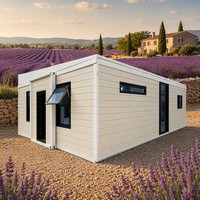 Maison conteneur préfabriquée portable et extensible de 40 pieds ou 20 pieds, 1, 2, 3, 4 ou 5 chambres, maison modulaire pliable, unité d'habitation complémentaire