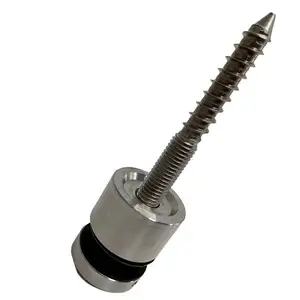 Precision casting 30mm glass railing standoff bolts stainless